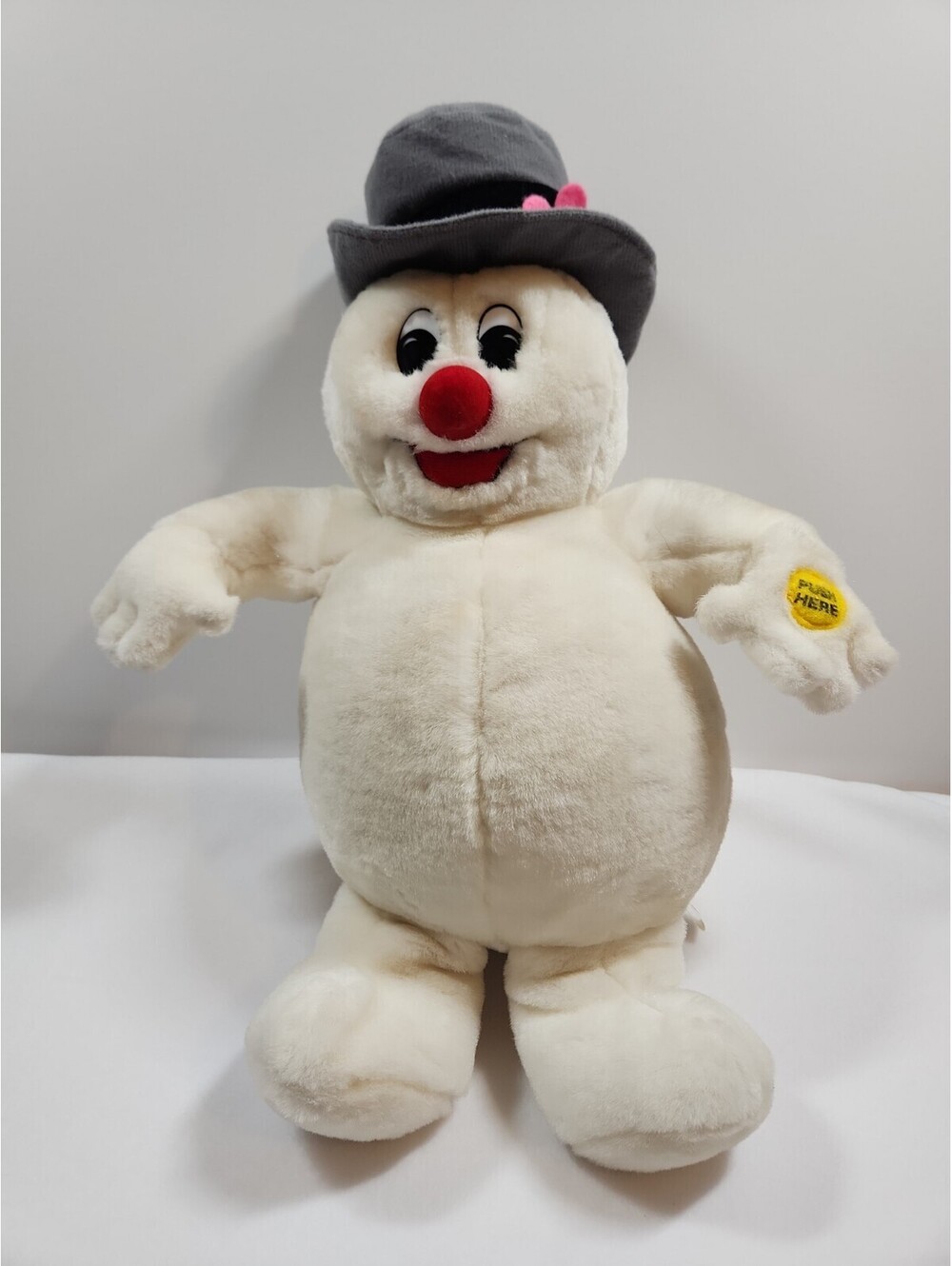 Vintage Gemmy Animated FROSTY THE SNOWMAN Singing Plush